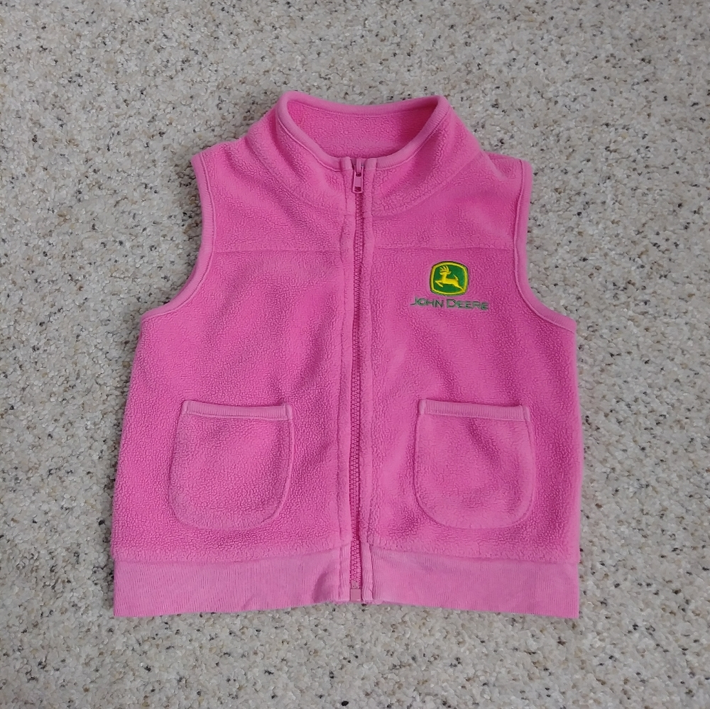John Deere pink vest
